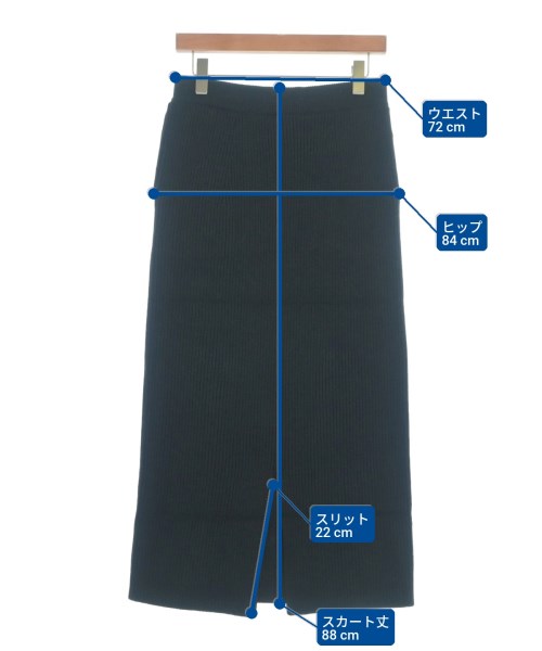 SLOANE（スローン）ロング・マキシ丈スカート 黒 サイズ:2(M位) レディース/2200644568647