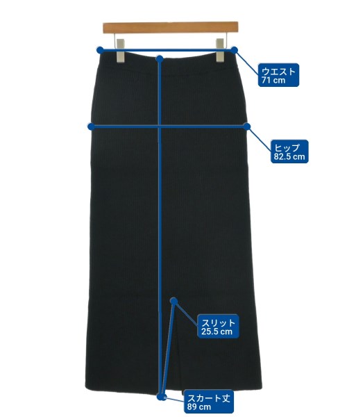 SLOANE（スローン）ロング・マキシ丈スカート 黒 サイズ:2(M位) レディース/2200644568906