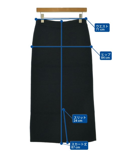 SLOANE（スローン）ロング・マキシ丈スカート 黒 サイズ:2(M位) レディース/2200644569552