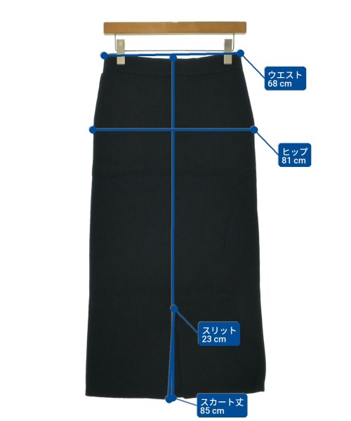 SLOANE（スローン）ロング・マキシ丈スカート 黒 サイズ:1(S位) レディース/2200644569569