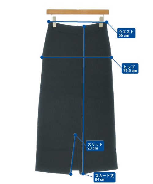 SLOANE（スローン）ロング・マキシ丈スカート 黒 サイズ:1(S位) レディース/2200644605847