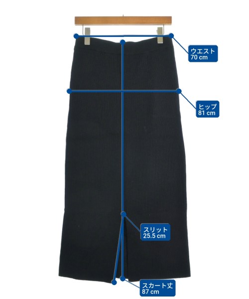 SLOANE（スローン）ロング・マキシ丈スカート 黒 サイズ:2(M位) レディース/2200644750400