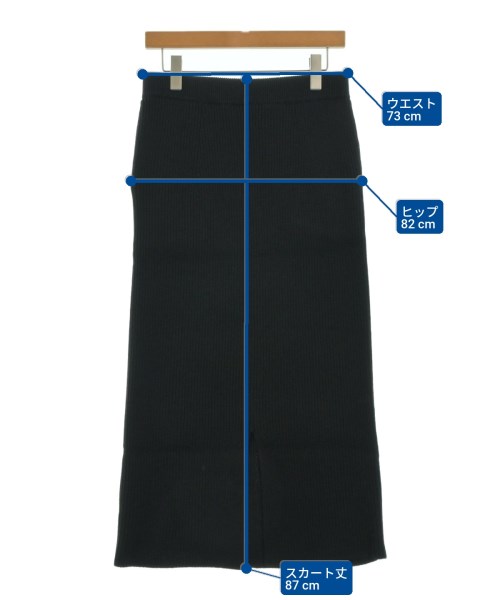 SLOANE（スローン）ロング・マキシ丈スカート 黒 サイズ:2(M位) レディース/2200644753456