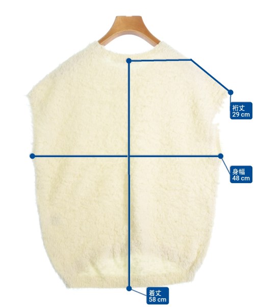 SLOANE（スローン）ベスト/ノースリーブ 白 サイズ:1(S位) レディース/2200655981039