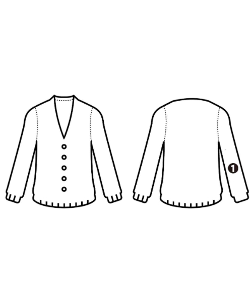 SLOANE（スローン）カーディガン 茶 サイズ:3(L位) レディース/2200643666030