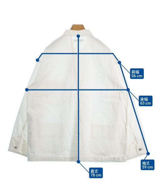 ETHOS（エトス）カバーオール 白 サイズ:L メンズ/2200641570063