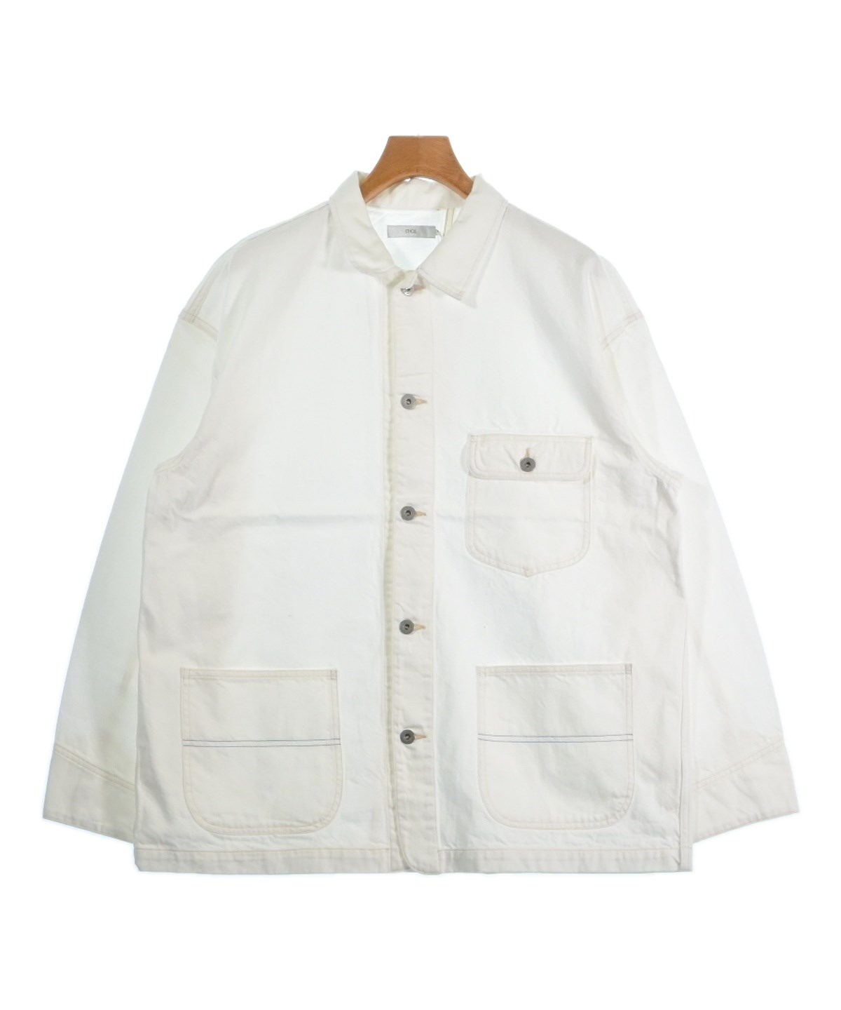 ETHOS（エトス）カバーオール 白 サイズ:L メンズ/2200641570063