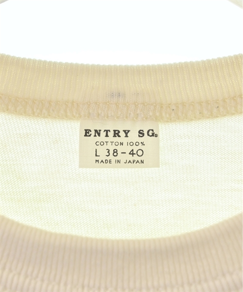 ENTRY SG（エントリーエスジー）Tシャツ・カットソー 白 サイズ:L メンズ/2200509648125