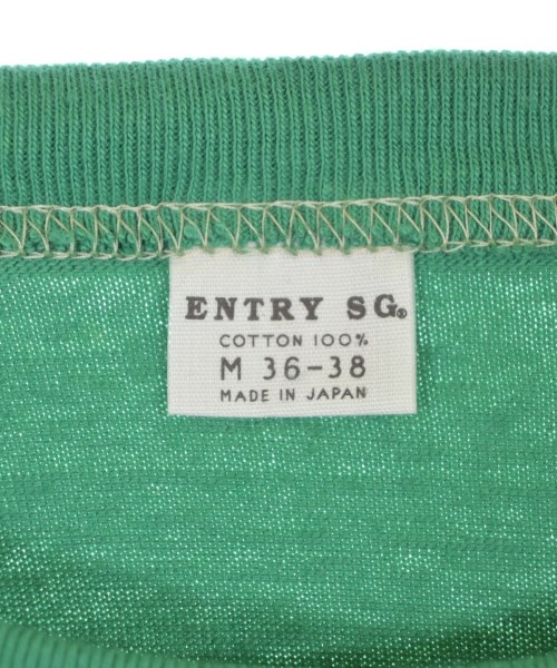 ENTRY SG（エントリーエスジー）Tシャツ・カットソー 緑 サイズ:M メンズ/2200629774018