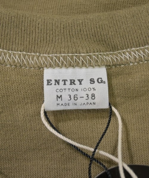 ENTRY SG（エントリーエスジー）Tシャツ・カットソー カーキ サイズ:M メンズ/2200629774063