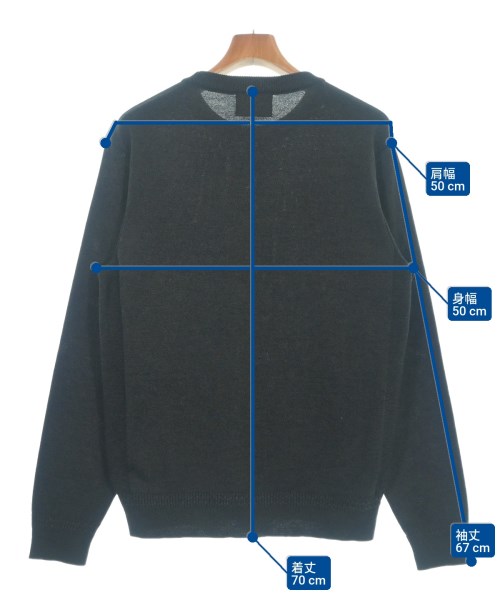 WKED（ウィークエンド）ニット・セーター グレー サイズ:L メンズ/2200628980076