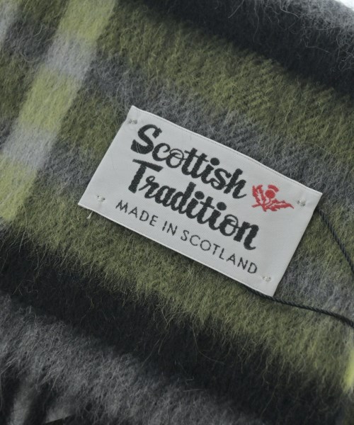 Scottish Tradition（スコティッシュトラディション）マフラー 黒 サイズ:- メンズ/2200662241263