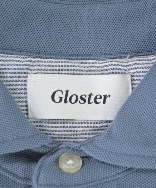 GLOSTER（グロスター）ポロシャツ 青 サイズ:M メンズ/2200611385055