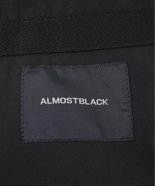 ALMOSTBLACK（オールモストブラック）ブルゾン 黒 サイズ:1(S位) メンズ/2200467564697