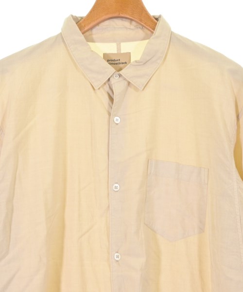 ALMOSTBLACK（オールモストブラック）カジュアルシャツ ベージュ サイズ:-(XXL位) メンズ/2200637191050