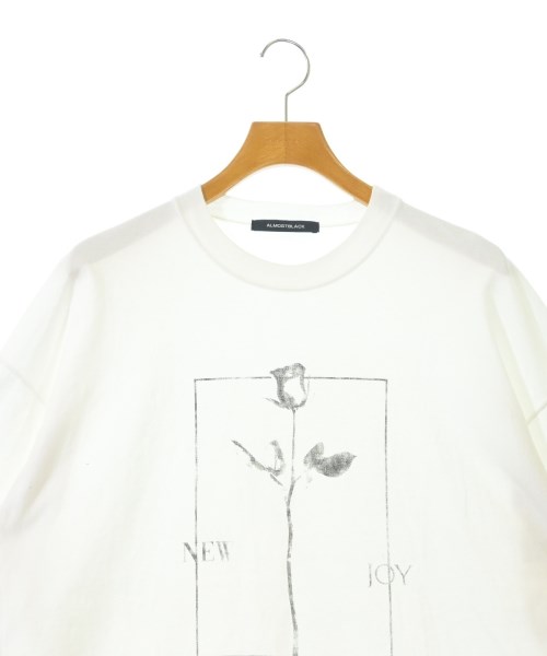 ALMOSTBLACK（オールモストブラック）Tシャツ・カットソー 白 サイズ:2(M位) メンズ/2200642546029