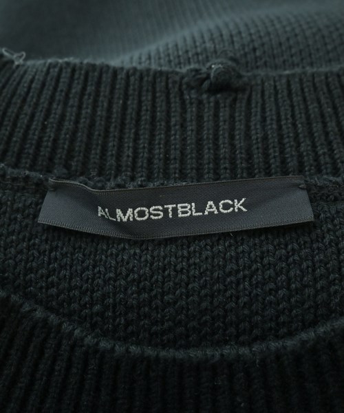 ALMOSTBLACK（オールモストブラック）ニット・セーター 黒 サイズ:2(M位) メンズ/2200639520179