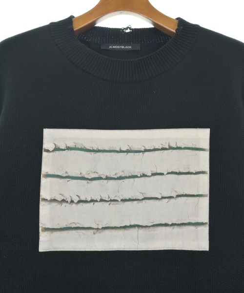 ALMOSTBLACK（オールモストブラック）ニット・セーター 黒 サイズ:2(M位) メンズ/2200639520179