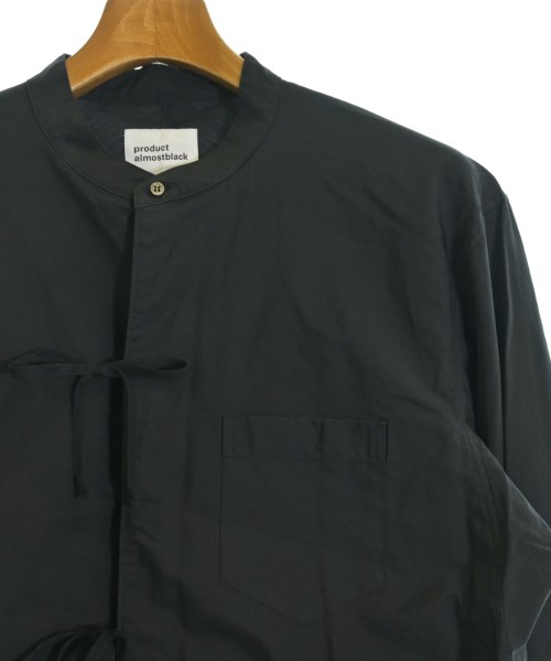 ALMOSTBLACK（オールモストブラック）カジュアルシャツ 黒 サイズ:2(M位) メンズ/2200644199155