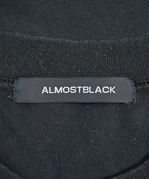 ALMOSTBLACK（オールモストブラック）Tシャツ・カットソー 黒 サイズ:2(M位) メンズ/2200612527454