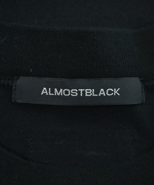 ALMOSTBLACK（オールモストブラック）Tシャツ・カットソー 黒 サイズ:1(S位) メンズ/2200620395335