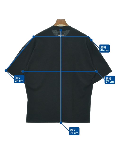 ALMOSTBLACK（オールモストブラック）Tシャツ・カットソー 黒 サイズ:1(S位) メンズ/2200620395335