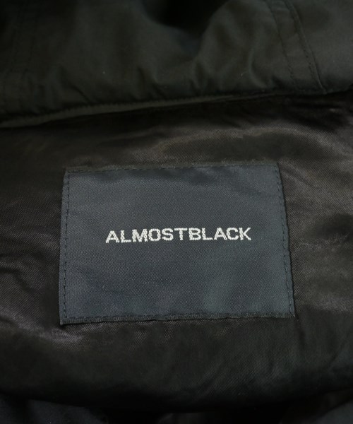 ALMOSTBLACK（オールモストブラック）ダウンジャケット/ダウンベスト 黒 サイズ:-(L位) メンズ/2200626571054