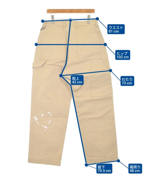 ALMOSTBLACK（オールモストブラック）チノパン ベージュ サイズ:2(M位) メンズ/2200626864132