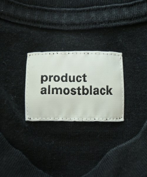 ALMOSTBLACK（オールモストブラック）Tシャツ・カットソー 黒 サイズ:2(M位) メンズ/2200608728117