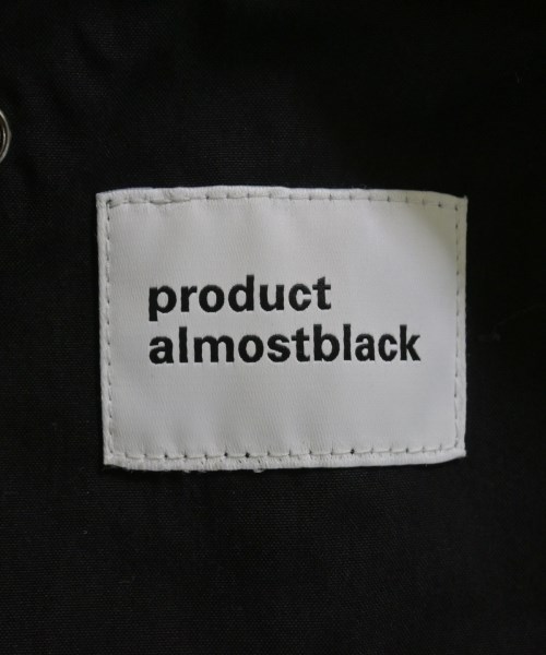 ALMOSTBLACK（オールモストブラック）オールインワン/サロペット 黒 サイズ:U(L位) レディース/2200615042077