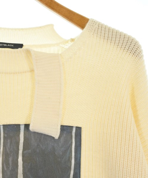 ALMOSTBLACK（オールモストブラック）ニット・セーター 白 サイズ:2(M位) メンズ/2200674105102