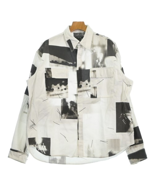 ALMOSTBLACK(オールモストブラック)カジュアルシャツ 白 サイズ:2(M位)/2200674105164