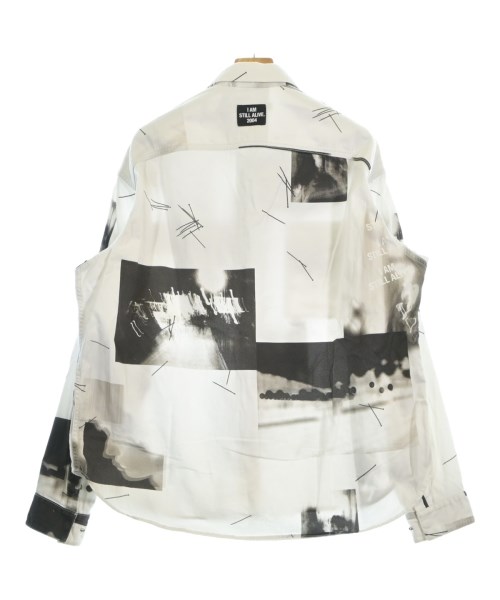 ALMOSTBLACK（オールモストブラック）カジュアルシャツ 白 サイズ:2(M位) メンズ/2200674105164