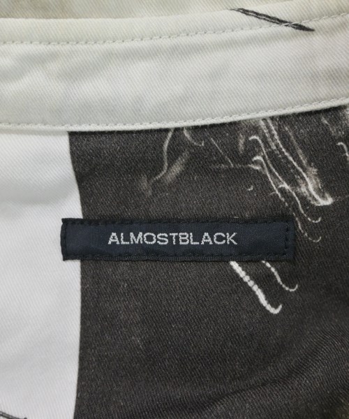 ALMOSTBLACK（オールモストブラック）カジュアルシャツ 白 サイズ:2(M位) メンズ/2200674105164