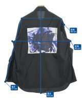 ALMOSTBLACK（オールモストブラック）カジュアルシャツ 黒 サイズ:2(M位) メンズ/2200674105195