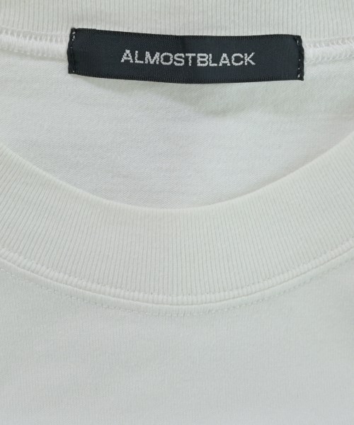 ALMOSTBLACK（オールモストブラック）Tシャツ・カットソー 白 サイズ:3(L位) メンズ/2200674105379