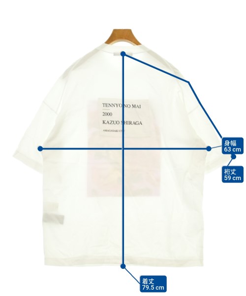 ALMOSTBLACK（オールモストブラック）Tシャツ・カットソー 白 サイズ:3(L位) メンズ/2200654806029