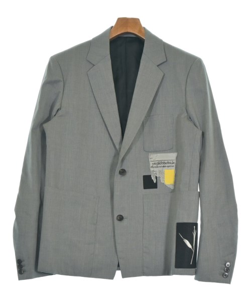 ALMOSTBLACK(オールモストブラック)カジュアルジャケット グレー サイズ:2(M位)/2200656657018