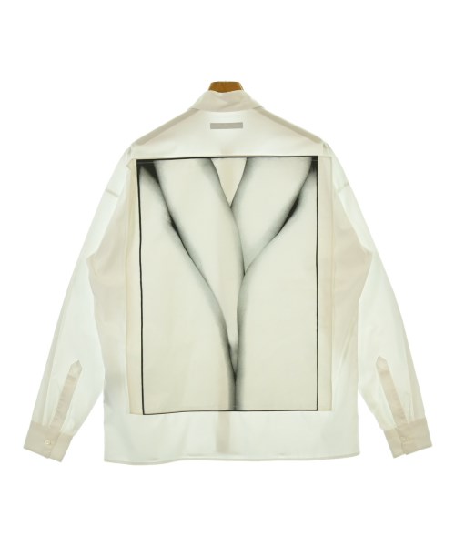 ALMOSTBLACK（オールモストブラック）カジュアルシャツ 白 サイズ:1(S位) メンズ/2200657345068