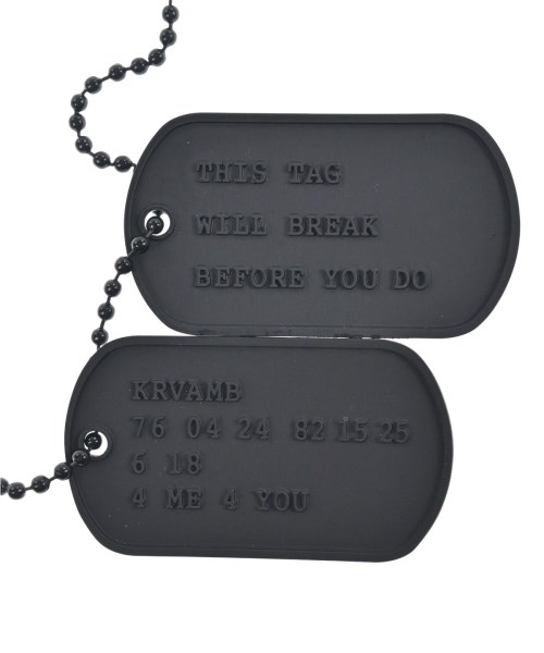 ALMOSTBLACK（オールモストブラック）ネックレス 黒 サイズ:- メンズ/2200656971077