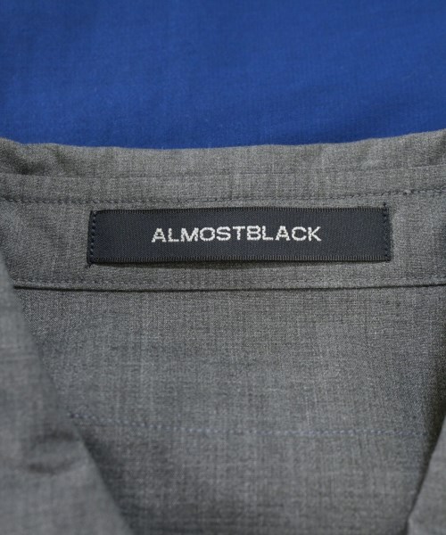 ALMOSTBLACK（オールモストブラック）カジュアルシャツ 青 サイズ:2(M位) メンズ/2200703129550