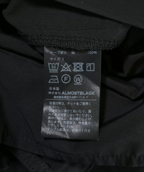 ALMOSTBLACK（オールモストブラック）カーゴパンツ 黒 サイズ:-(L位) メンズ/2200710797049