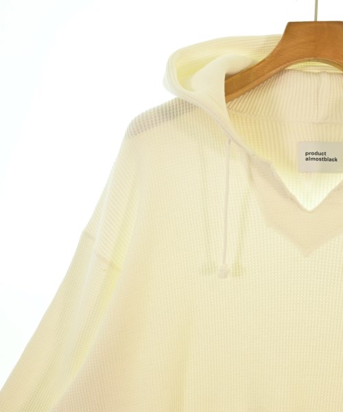 ALMOSTBLACK（オールモストブラック）パーカー 白 サイズ:1(S位) メンズ/2200645514070