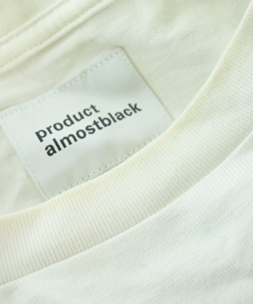 ALMOSTBLACK（オールモストブラック）Tシャツ・カットソー 白 サイズ:2(M位) メンズ/2200650104440