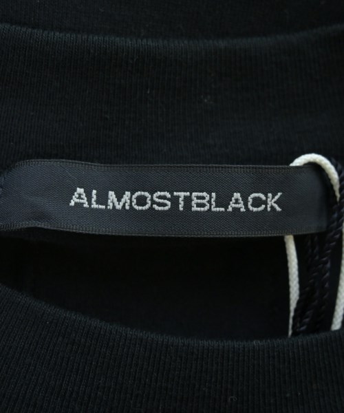 ALMOSTBLACK（オールモストブラック）Tシャツ・カットソー 黒 サイズ:1(S位) メンズ/2200706695038
