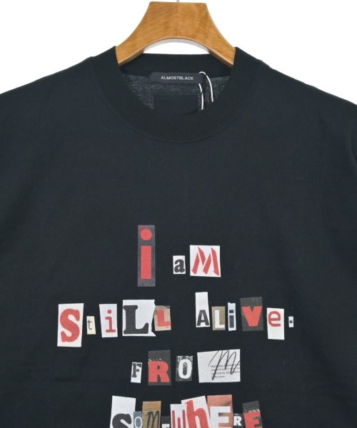 ALMOSTBLACK（オールモストブラック）Tシャツ・カットソー 黒 サイズ:1(S位) メンズ/2200706695038