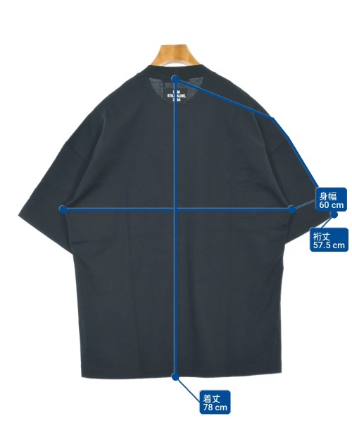 ALMOSTBLACK（オールモストブラック）Tシャツ・カットソー 黒 サイズ:1(S位) メンズ/2200706695038
