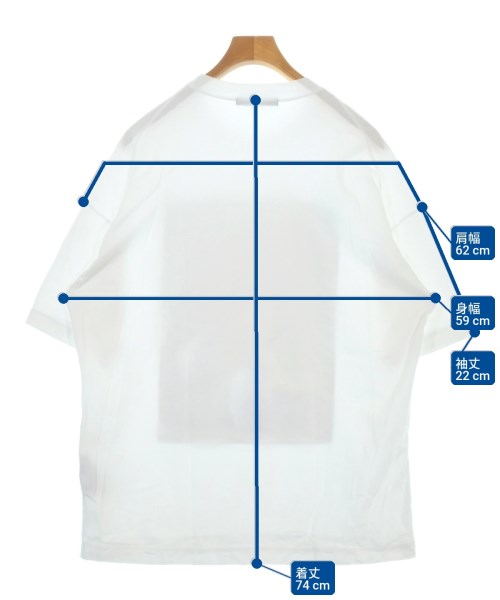 ALMOSTBLACK（オールモストブラック）Tシャツ・カットソー 白 サイズ:2(M位) メンズ/2200710010209