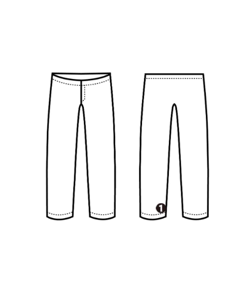 ALMOSTBLACK（オールモストブラック）カーゴパンツ 黒 サイズ:1(S位) メンズ/2200668799041