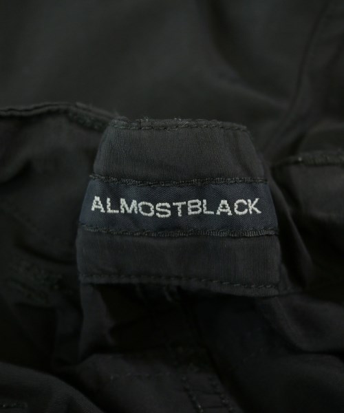 ALMOSTBLACK（オールモストブラック）カーゴパンツ 黒 サイズ:1(S位) メンズ/2200668799041